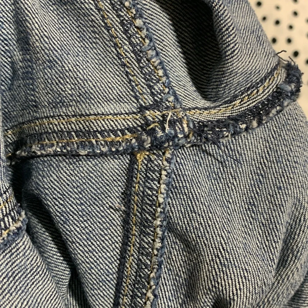 Talbots Jeans Capris Pants 10 Blue Stretch 4-Pockets Cotton Spandex - Picture 10 of 12
